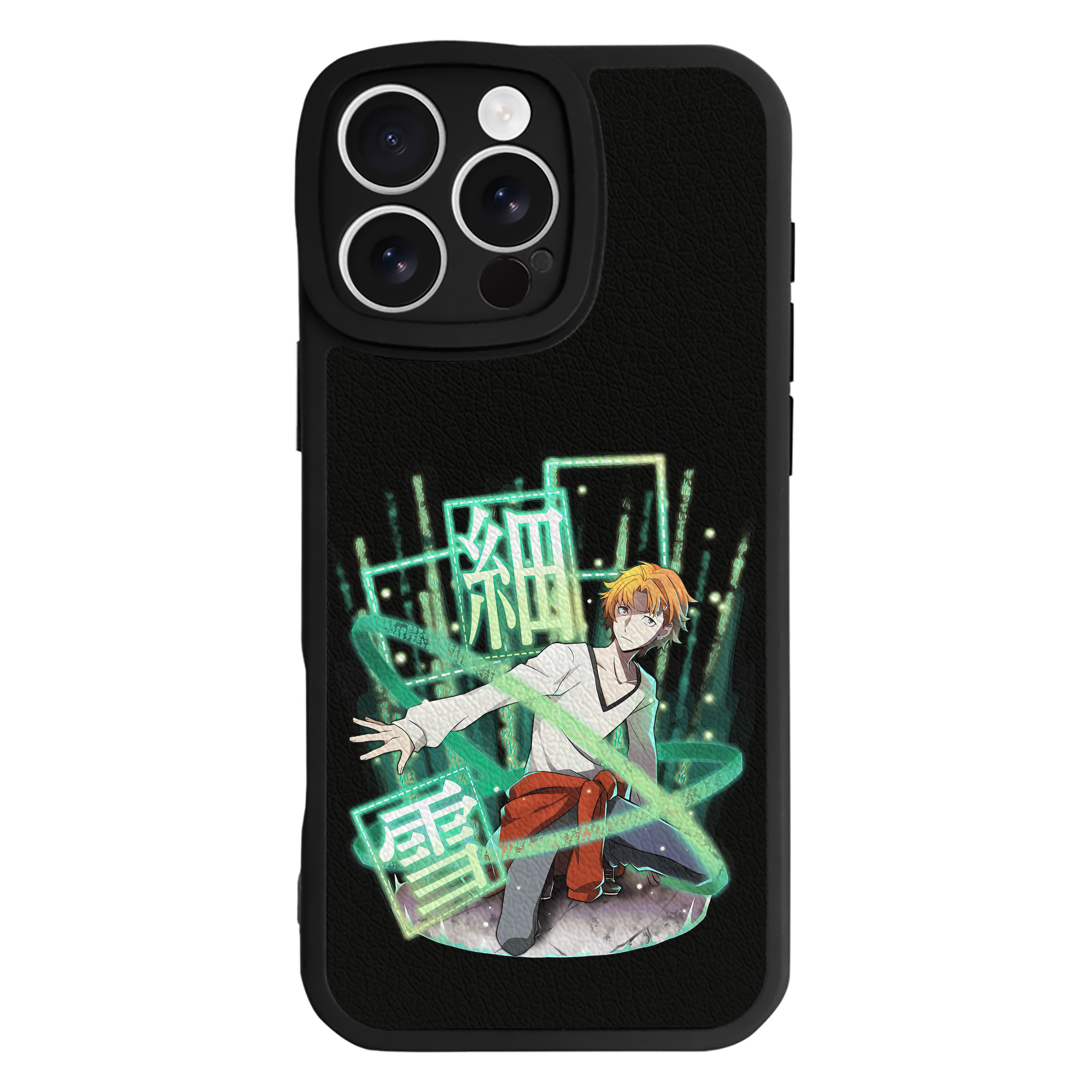 （画像用） 文豪ストレイドッグス Bungo Stray Dogs 【iPhone 16シリーズ対応】シリコンスマホケース（レザー調） 材質：シリコン